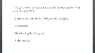 T217 - TMAs General Advice Tutorial - Gil Dekel.