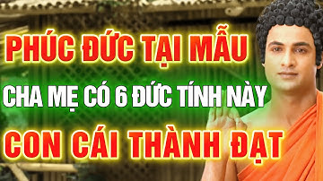 Phật Dạy: Phúc Đức Tại Mẫu, Cha Mẹ Có 6 Đức Tính Này Con Cái Thành Tài | Diệu Tâm Pháp