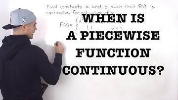 MCV4U (Unit 1 Test 1 Thinking Question 1) - Continuity and Piecewise Functions