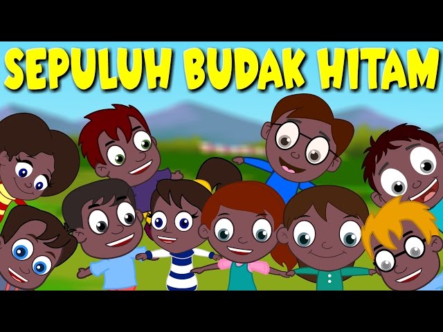 Lagu Kanak Kanak Melayu Malaysia | SEPULUH BUDAK HITAM - 10 Budak Hitam class=