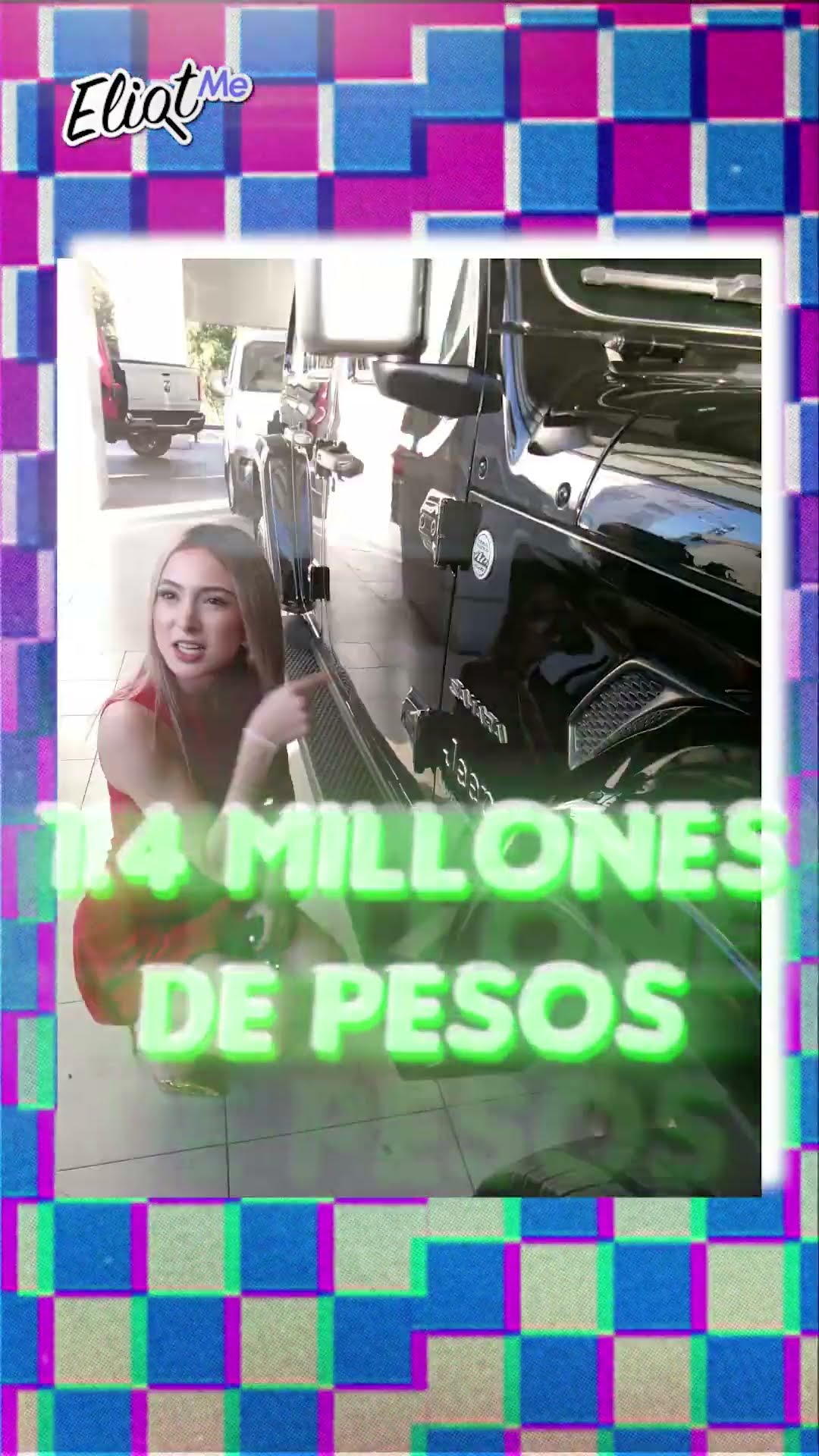 DAFNNE JM ESTRENÓ CAMIONETA MILLONARIA - TE DECIMOS CUÁNTO CUESTA SU JEEP WRANGLER #shorts