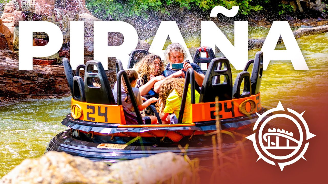 🇳🇱 EFTELING: Piraña | Attractie Walkthrough 4K