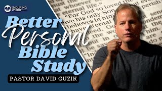 Better Personal Bible Study