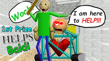 1ST PRIZE HELPS BALDI!! | Baldi
