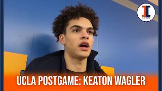 UCLA postgame Illini guard Keaton Wagler interview