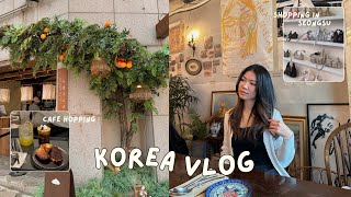 seoul vlog  aesthetic cafes, shopping in seongsu & hongdae, getting my color analysis (ep. 1)₊ ⊹ ౨ৎ