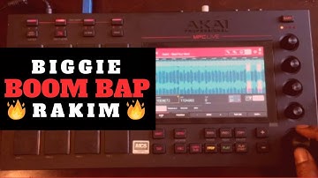 Biggie x Rakim Collab | Beat Making On MPC Live | Chopping Block Mahogany