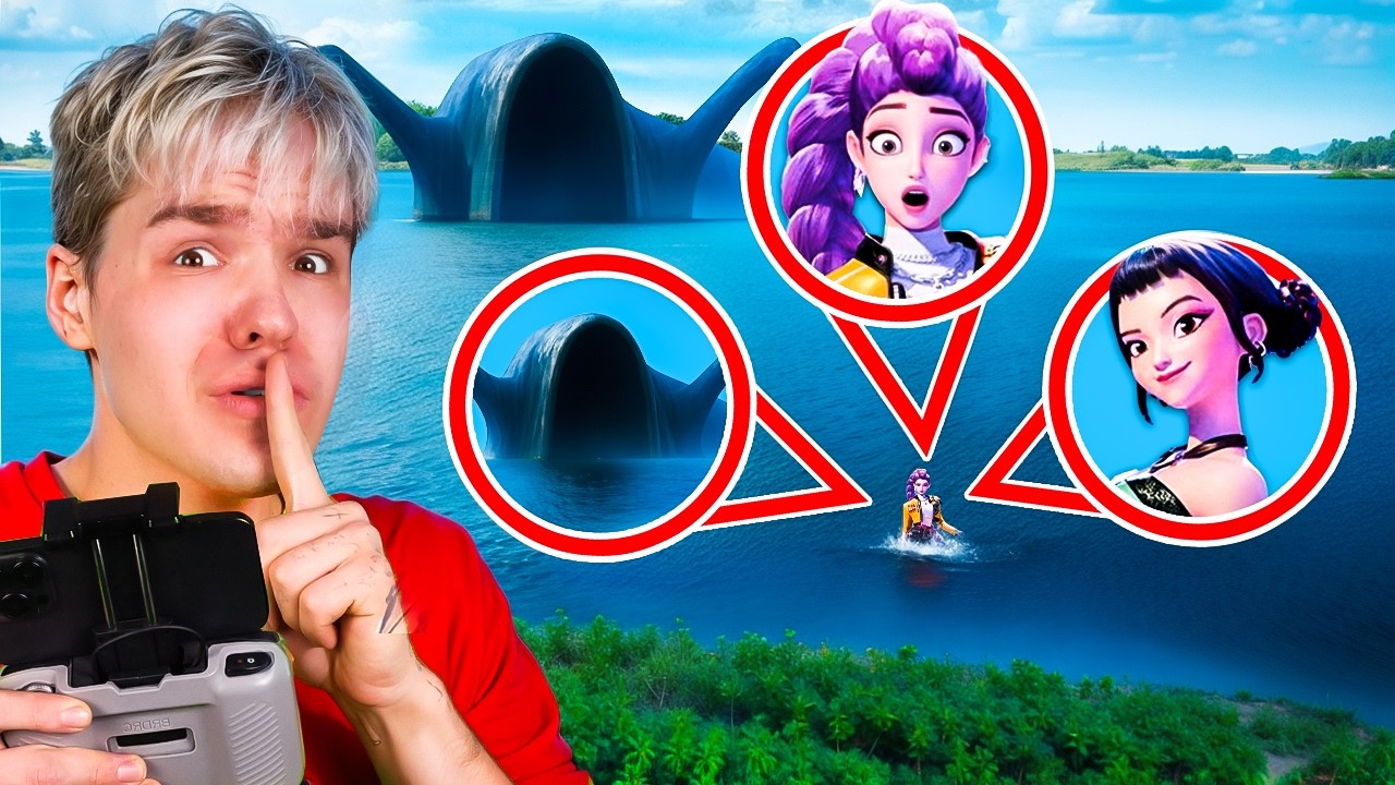 قام الدرون بتصوير KPOP DEMON HUNTERS ضد SEA EATER في الساعة 3:00 فجراً!!!