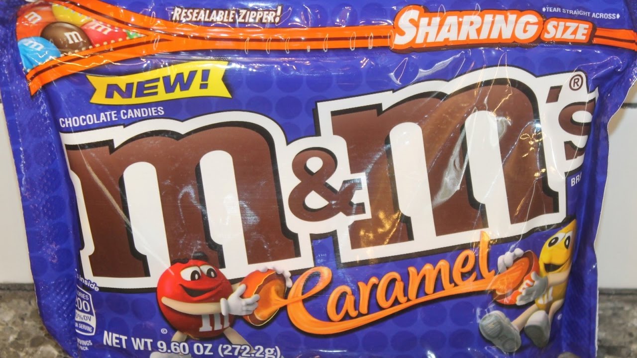 New M&M's Taste Test Caramel, Mint, English Toffee 