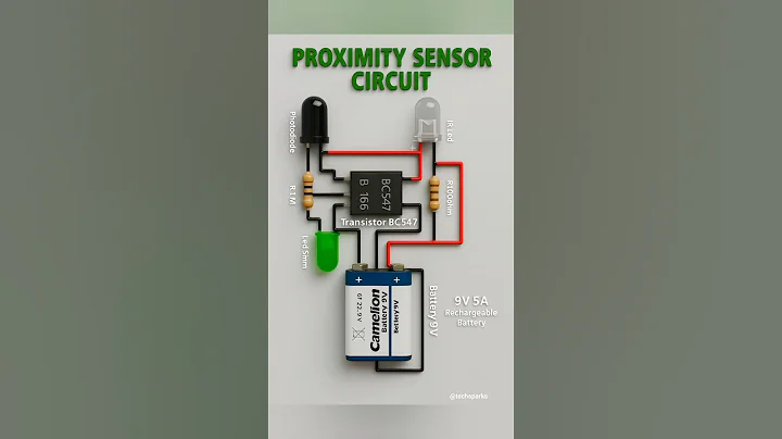 "DIY Proximity Sensor Circuit Using BC547 Transistor | Simple IR Sensor Project for Beginners"