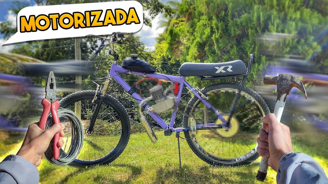 FIZ UMA BIKE MOTORIZADA