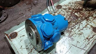 Testing 10 Piston! Dusterloh Fluidtechnik Hydraulic Motor Shaft Rotation of 250cc at 1000 psi by Hydro Marine Power 202 views 4 months ago 1 minute, 32 seconds