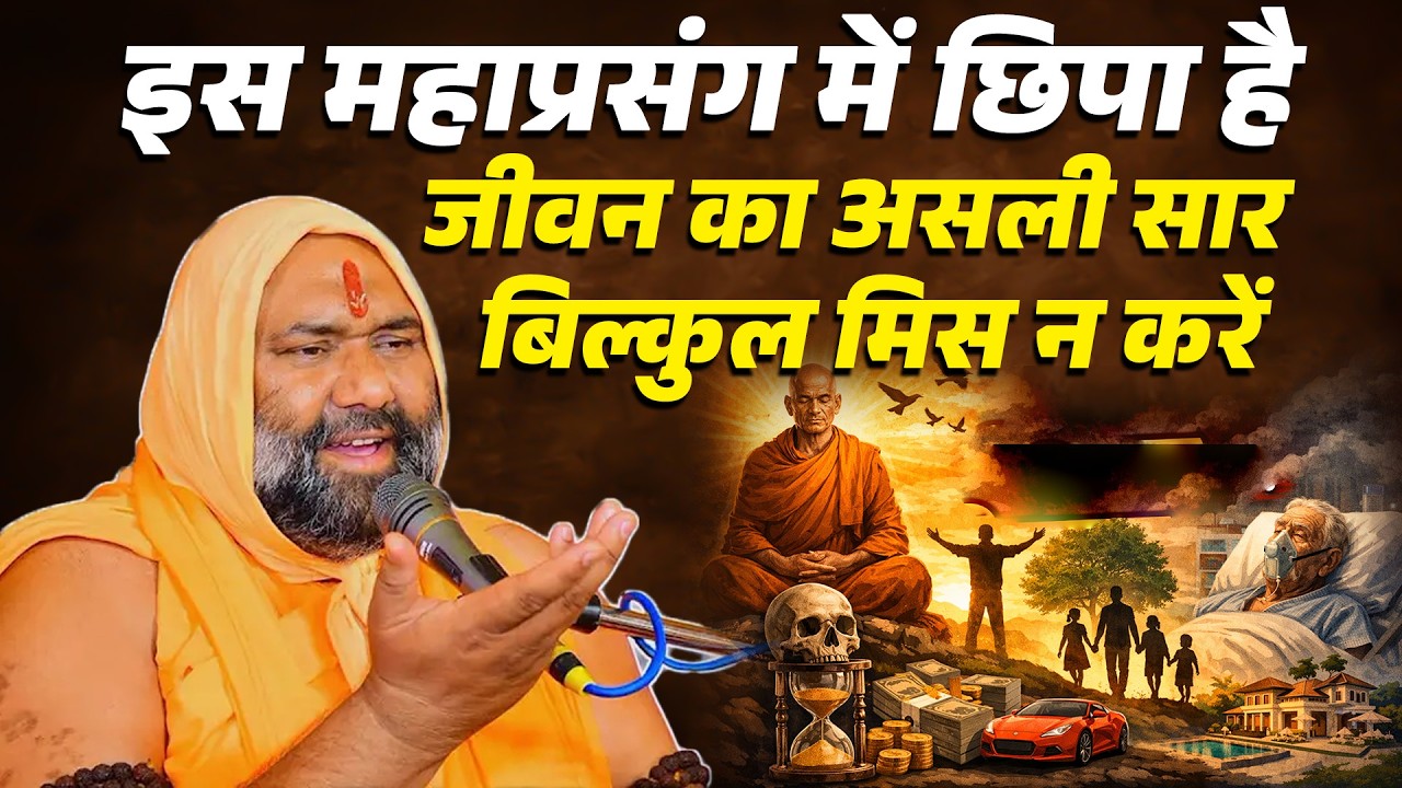 इस महाप्रसंग में छिपा है जीवन का असली सार... बिल्कुल मिस न करें || Vishnu Chetan ji Maharaj