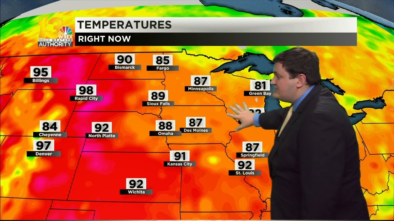 Hot and humid week ahead - YouTube