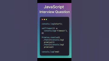 JavaScript setTimeout vs Promise Explained with Execution Order! | Tricky Interview Question #webdev