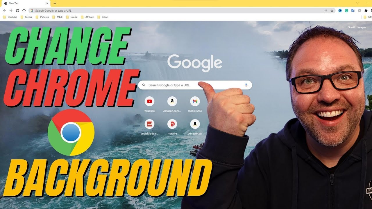 How to change google chrome background windows 10  YouTube