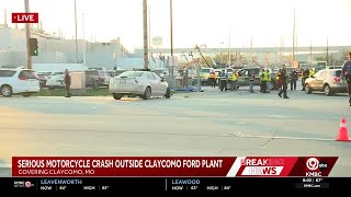 Motorcyclist killed in wreck near Ford Claycomo plant