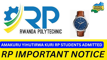 Rwanda Polytechnic Important Updates | ACADEMIC CALENDAR 2026 – Year One January Intake Explained