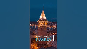 Galata Tower Istanbul Turkey - Galata Tower Drone View Istanbul
