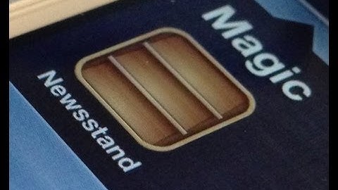 Hide Newsstand - iPhone, iPad, or iPod touch (iOS 5 or Higher)