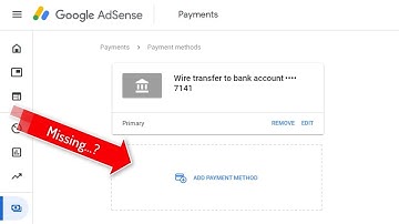 Add Payment Method Missing In Google Adsense