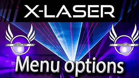 X-Laser Mercury -  Menu