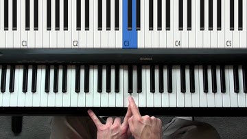 Beginning Piano Day One - Learning Half Steps and Whole Steps