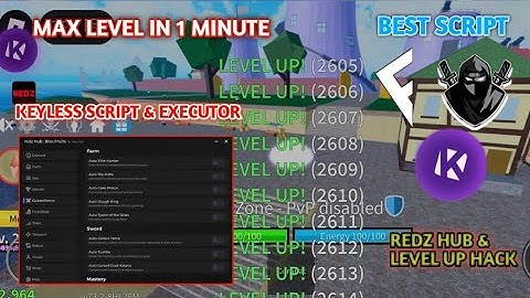 2025 Blox Fruit Best Level Max In 1 MINUTE & Redz Hub Script/ Showcase | Undetected - Fastest Hack