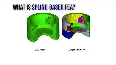 Traditional FEA vs Spline-based and Isogeometric FEA