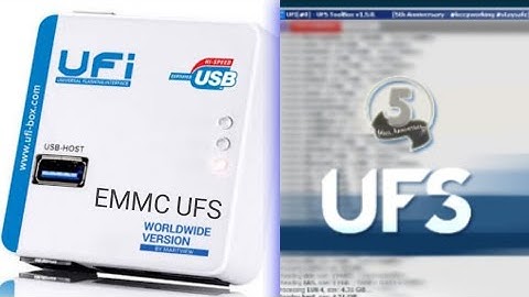 New UFI Box UFS Supported