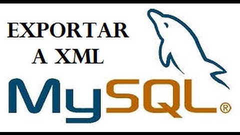 Exportar Consultas Mysql a XML desde Consola