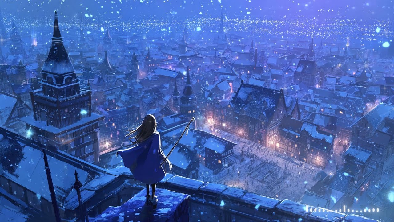 【幻想ケルト音楽】雪降る古代都市〜儚く切ない夜の歌声〜