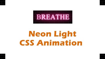 Neon Light Animation CSS || CSS Animation || Animation || CSS || Animation CSS || CSS Tutorial