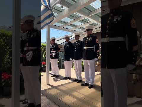 100 Year Old US Marine Woman Gets Amazing Birthday Gift