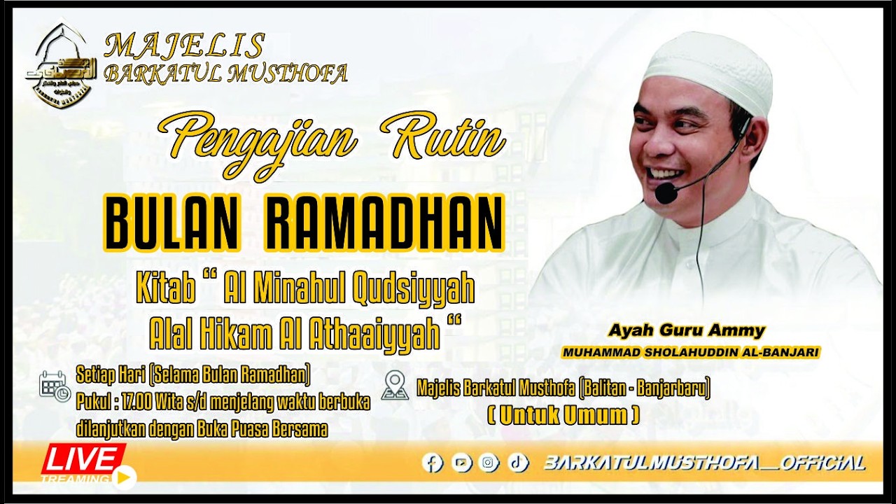 Pengajian Rutin Selama Bulan Ramadhan 1447 H ,  4  Maret  2026