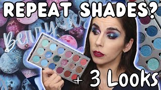 DID THEY USE SHADES FROM OLDER PALETTES? | Simply Posh Cosmetics Berry Icy Palette, 3 Looks &amp; Review