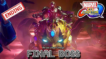 MARVEL VS CAPCOM INFINITE Story Mode Part 8 Ending & Final Boss Ultron Omega