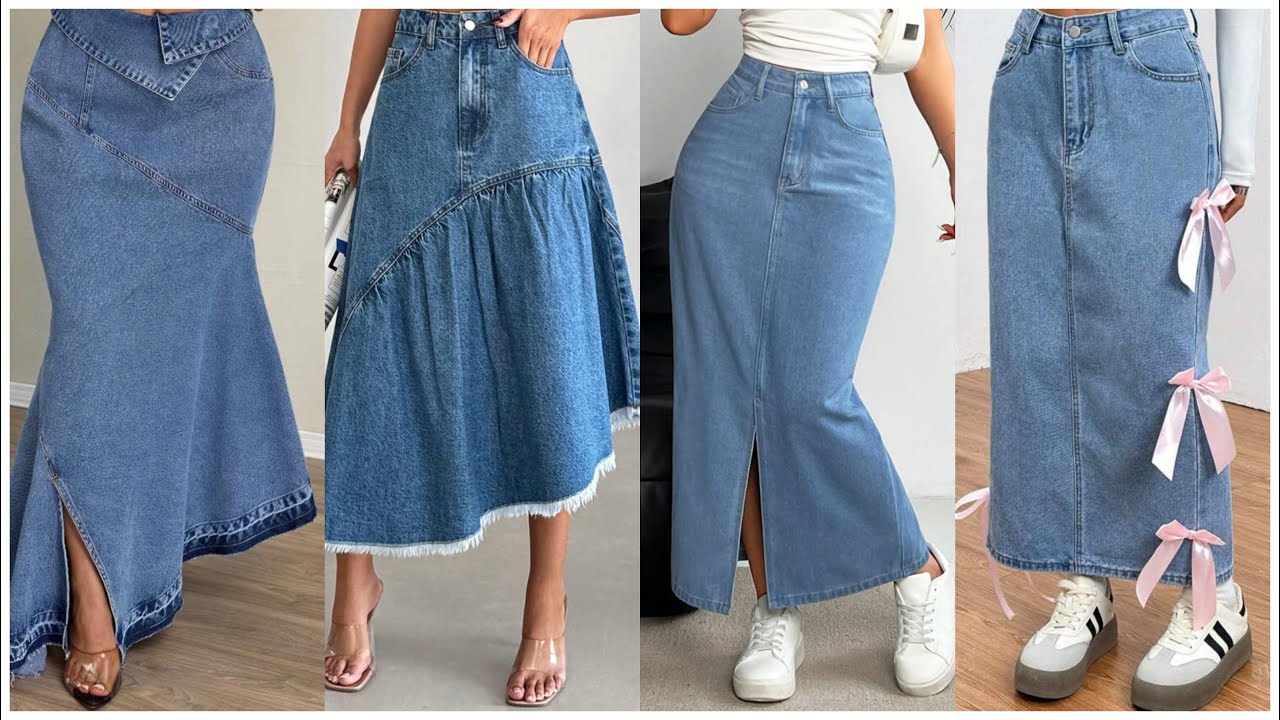No te pierdas esta hermosa Coleccion de Faldas Casuales de Mezclilla