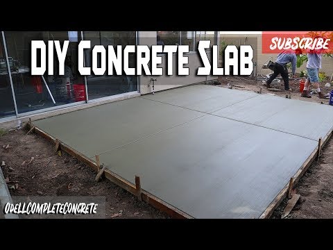 How to Pour a Concrete backyard Patio Slab [Beginner Guide]