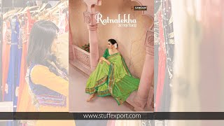 Stuff Export Presents Sangam Prints Ratnalekha Weaving Handloom Silk Saree Catalog