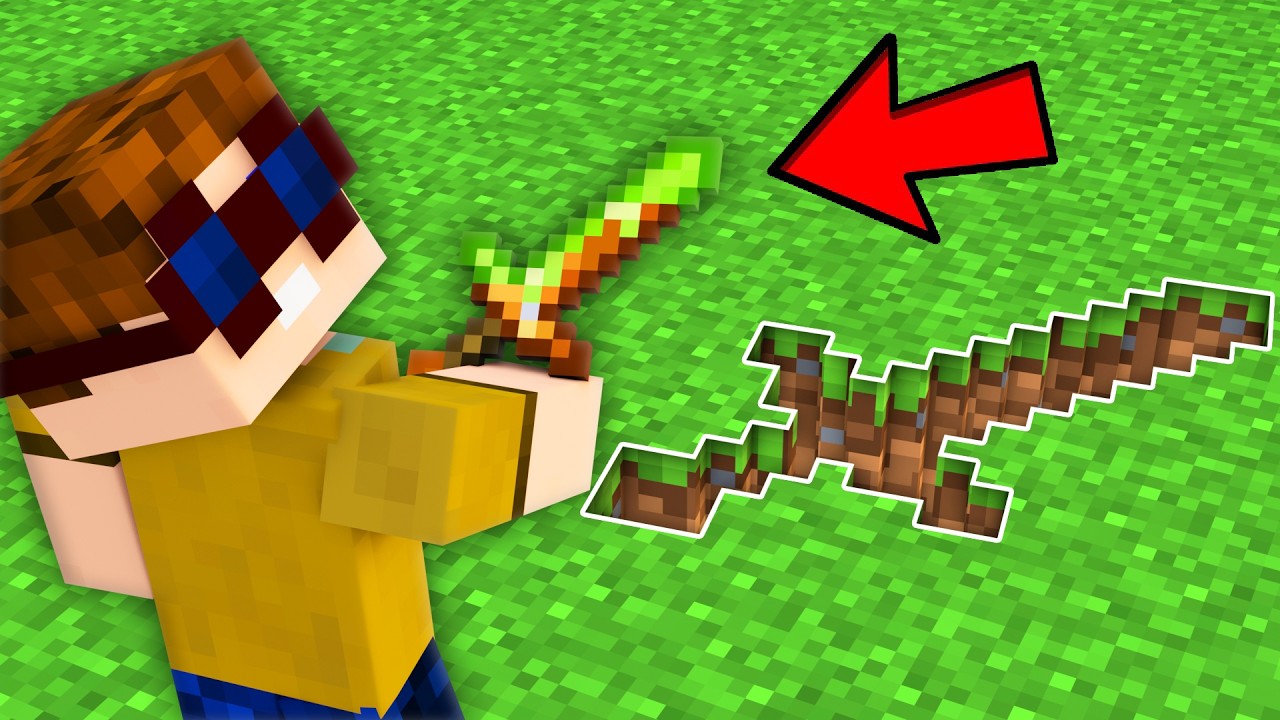 Ich ERSCHAFFE SCHWERTER aus ALLEN BLÖCKEN in Minecraft!