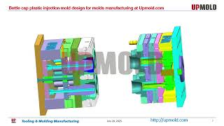 Bottle Cap Plastic Injection Mold Design For Molds Manufacturing At Upmold