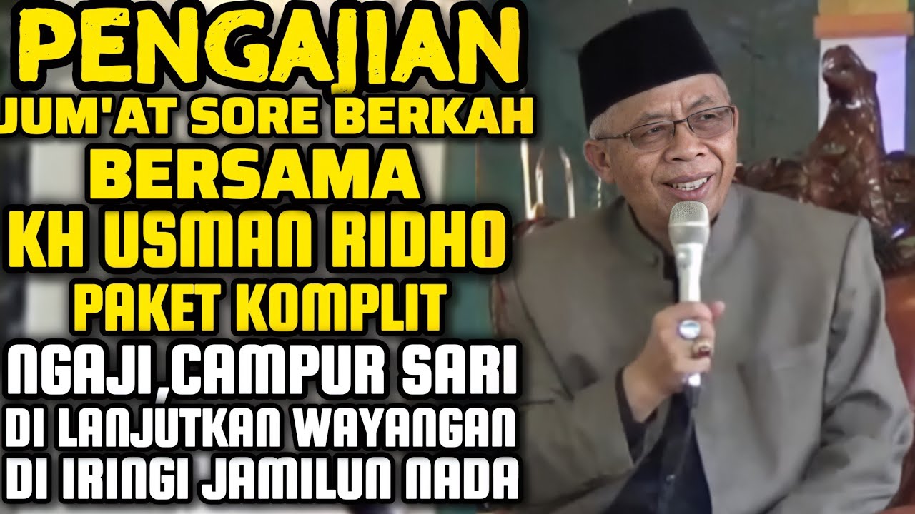 🔴LIVE PENGAJIAN LUCU MERTUA HJ MUMPUNI HANDAYAYEKTI KH USMAN RIDHO TERBARU 2025-NADA DAN DAKWAH