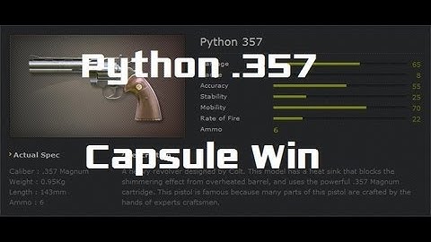 Alliance of Valiant Arms - Python .357 Capsule Win