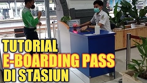 🔴 TUTORIAL E-BOARDING PASS DI STASIUN SEKARANG TAK PERLU CETAK TIKET