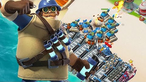 Boom Beach Proto Troops | Stunner and Cryo Tank Strategy