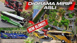 REAL DIORAMA ‼️MINIATURE BUS ULIN KA TASIK AAZ TOYZ | FULL DORAMA‼️