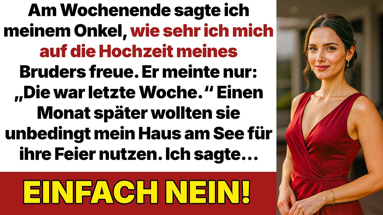 Mein Bruder lud mich nicht ein. Einen Monat später wollte er mein Seehaus nutzen…