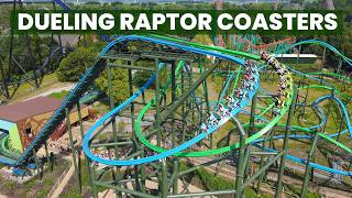 видео: Обзор прошлого года | Американские горки Dueling Single Rail от RMC в Walibi Holland картинка: Обзор прошлого года | Американские горки Dueling Single Rail от RMC в Walibi Holland