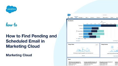 How To Find Pending and Scheduled Email in Marketing Cloud | Salesforce Marketing